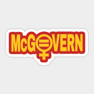 George McGovern Feminist Sticker